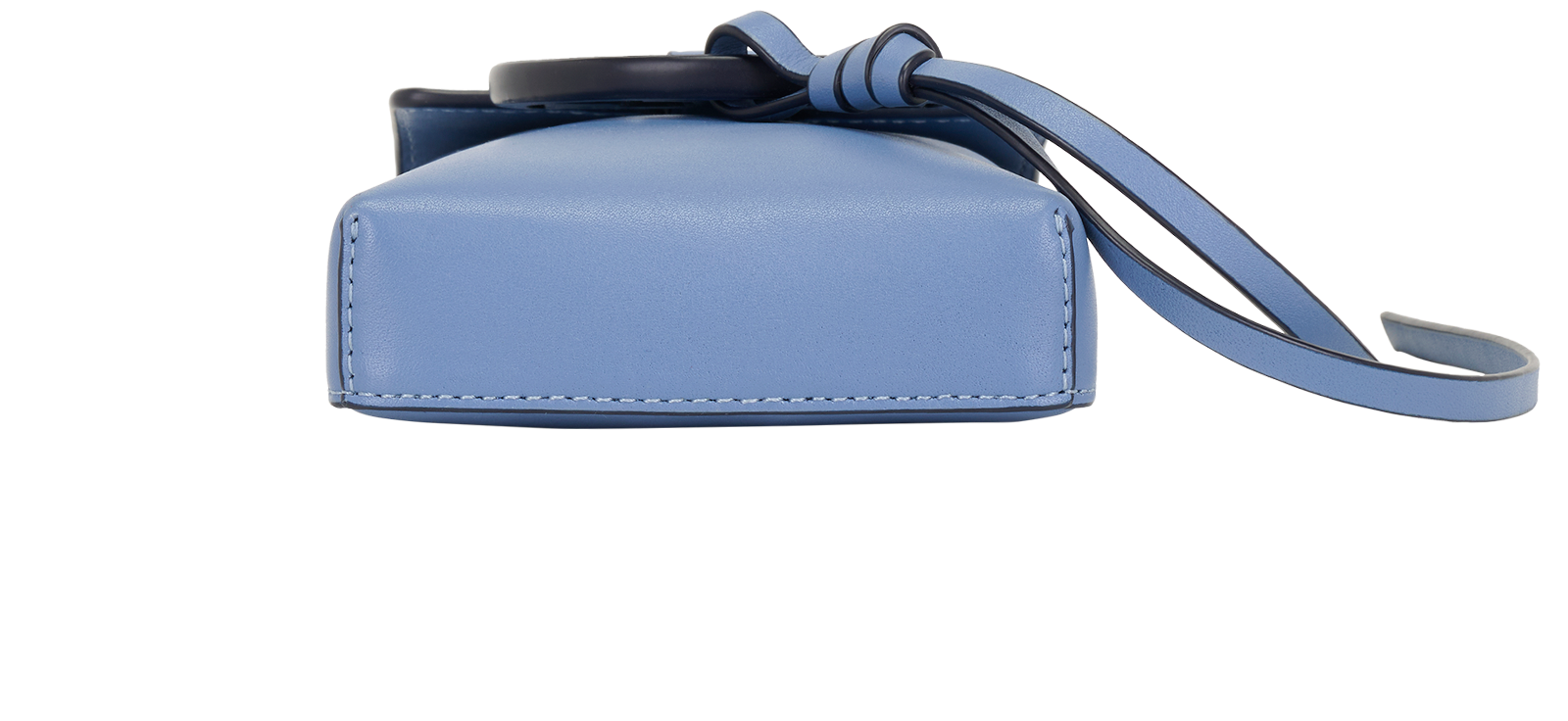 Tory Burch Miller Phone Holder, &pound;110, Accessories, Blue, Leather, Top view